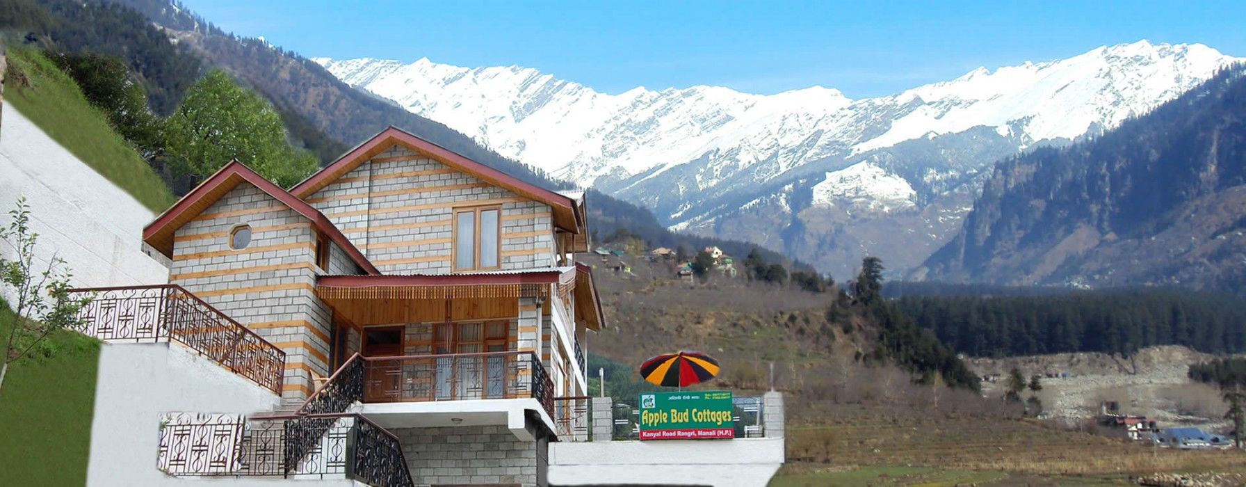 Apple Bud Cottages Manāli Екстериор снимка